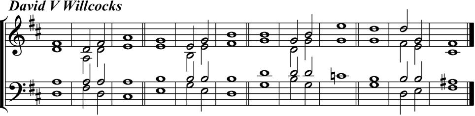D V Willcocks