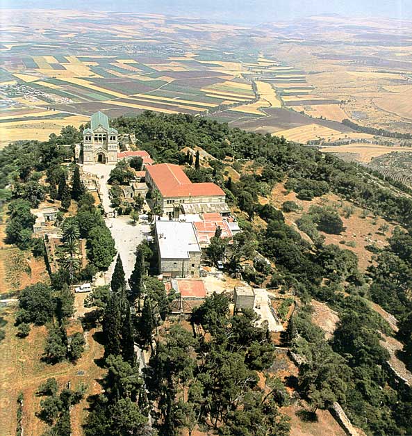 Mount Tabor. The Franciscan Basilica of the Transfiguration.