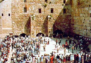 The Wailing Wall.
