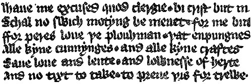 piers plowman