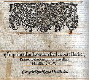 Section of the Geneva Bible