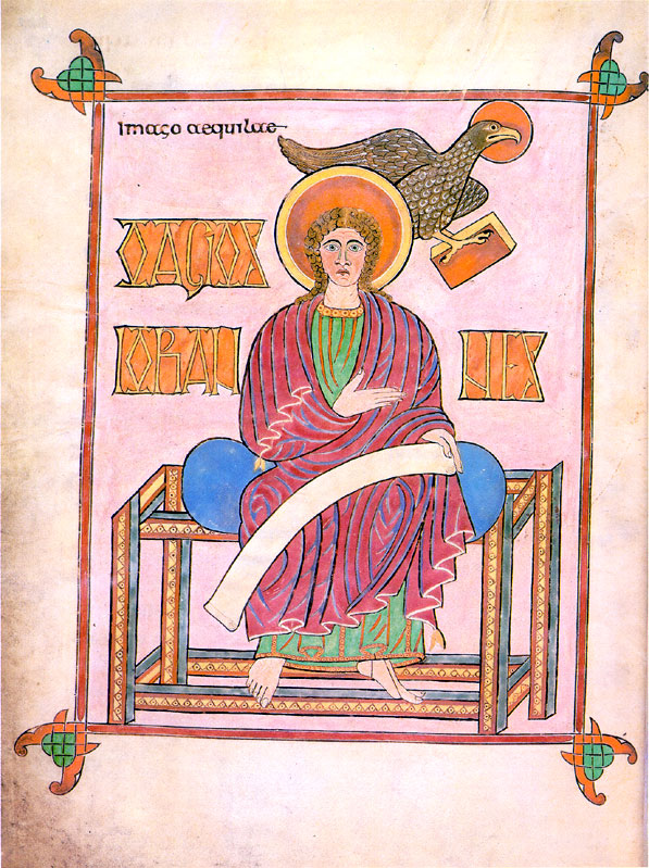 Lindisfarne: Gospel according to St John - Title Page.