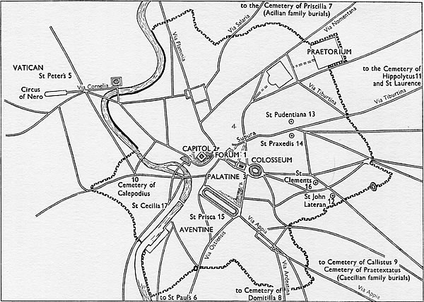 Christian sites in Rome.