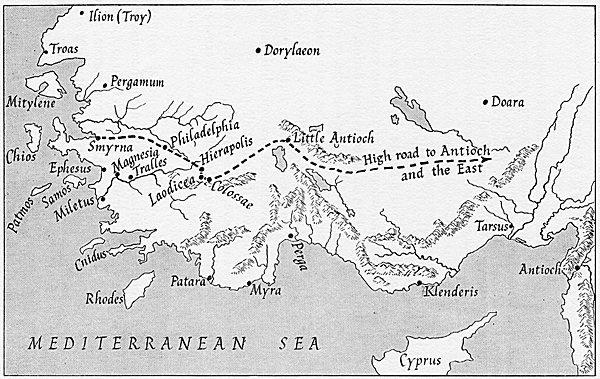 Map 6: Journey of Ignatius
