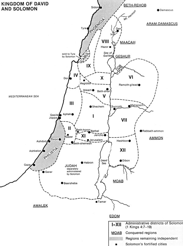 The Kingdom of Davcid and Solomon.