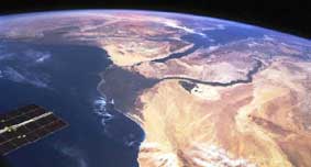 Egypt: Shuttle image.