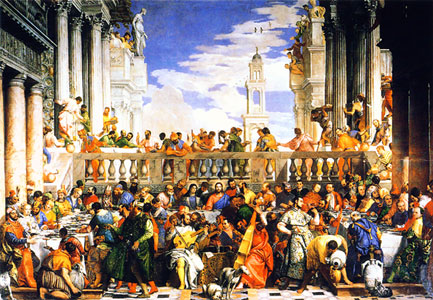 The marriage at Cana.