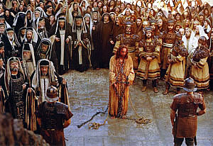 Jesus before Pilate.